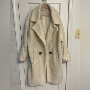 Cozy Cream Teddy Coat